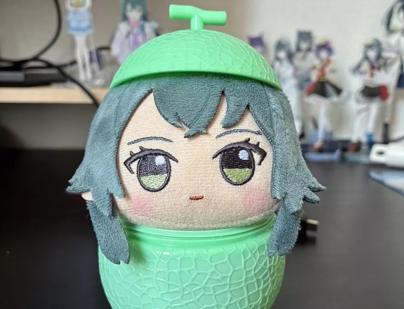 "Cantaloupe Ball Life" Cantaloupe Smoothie Empty Container