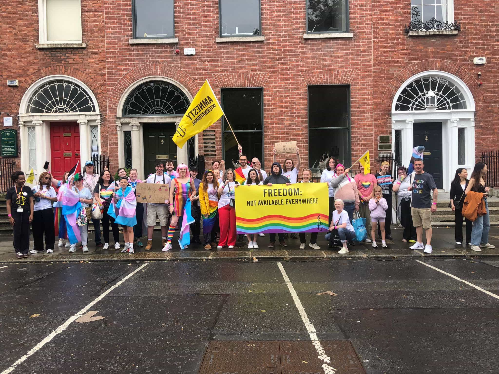 Dublin, Irlande rassemblement de solidarité avec la Turquie